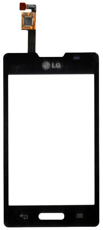 Тачскрин для смартфона LG Optimus L4 II E440 Черный