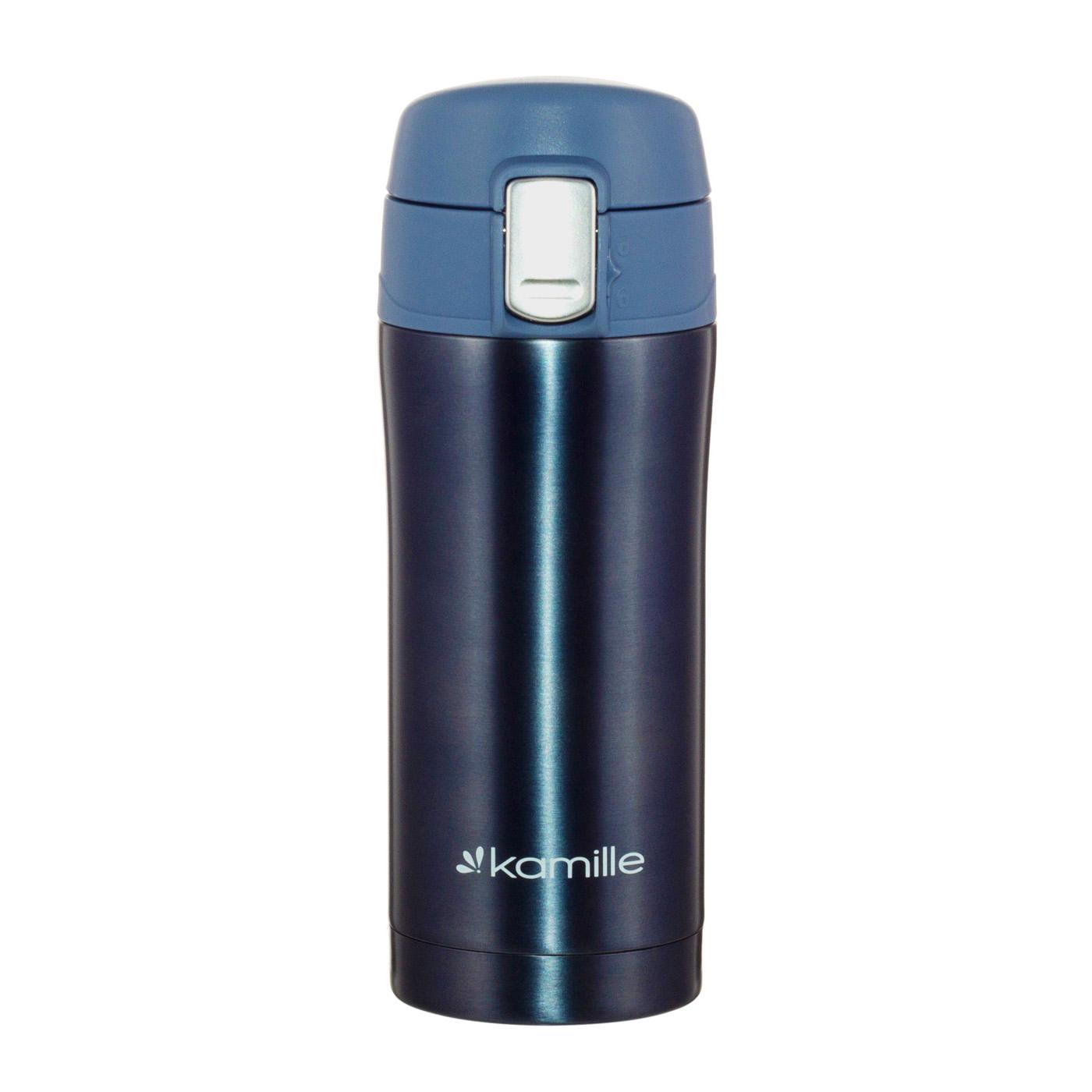 Термос Kamille из нержавеющей стали 320 мл Синий (2087 синий)