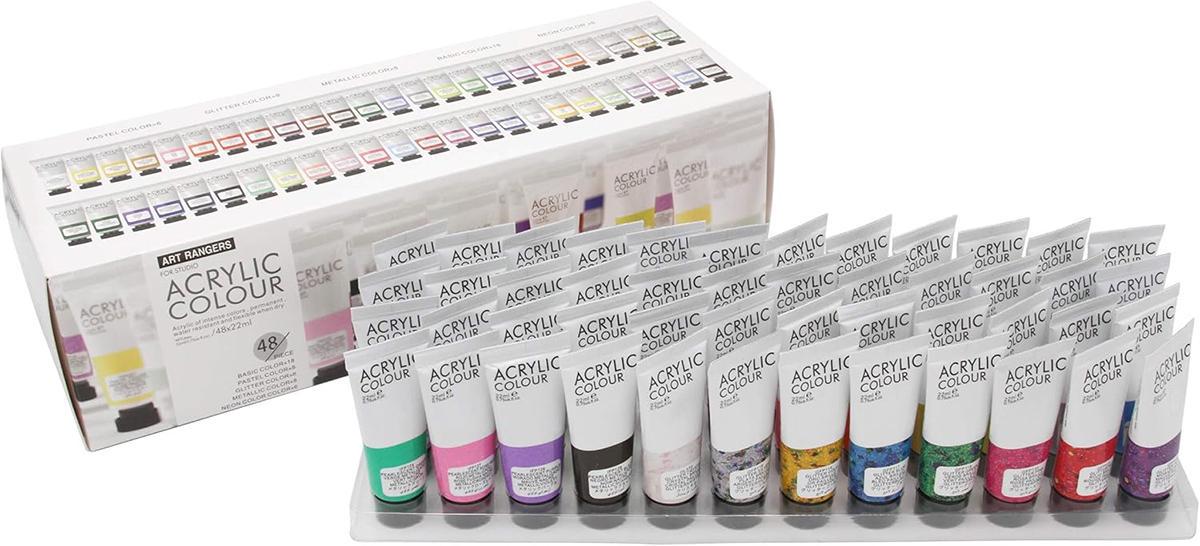 Художественные акриловые краски Art Rangers набор из 48 цветов в тубах по 22 мл (FEA4822) - фото 11 Художественные акриловые краски Art Rangers набор из 48 цветов в тубах по 22 мл (FEA4822) - фото 11