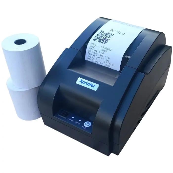 Принтер чеків Xprinter ХР-58IIH USB Black - фото 1