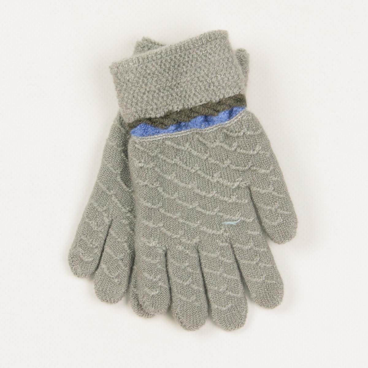 Перчатки для мальчиков и девочек 2-3 года 19-7-42 Серый (DR010191)