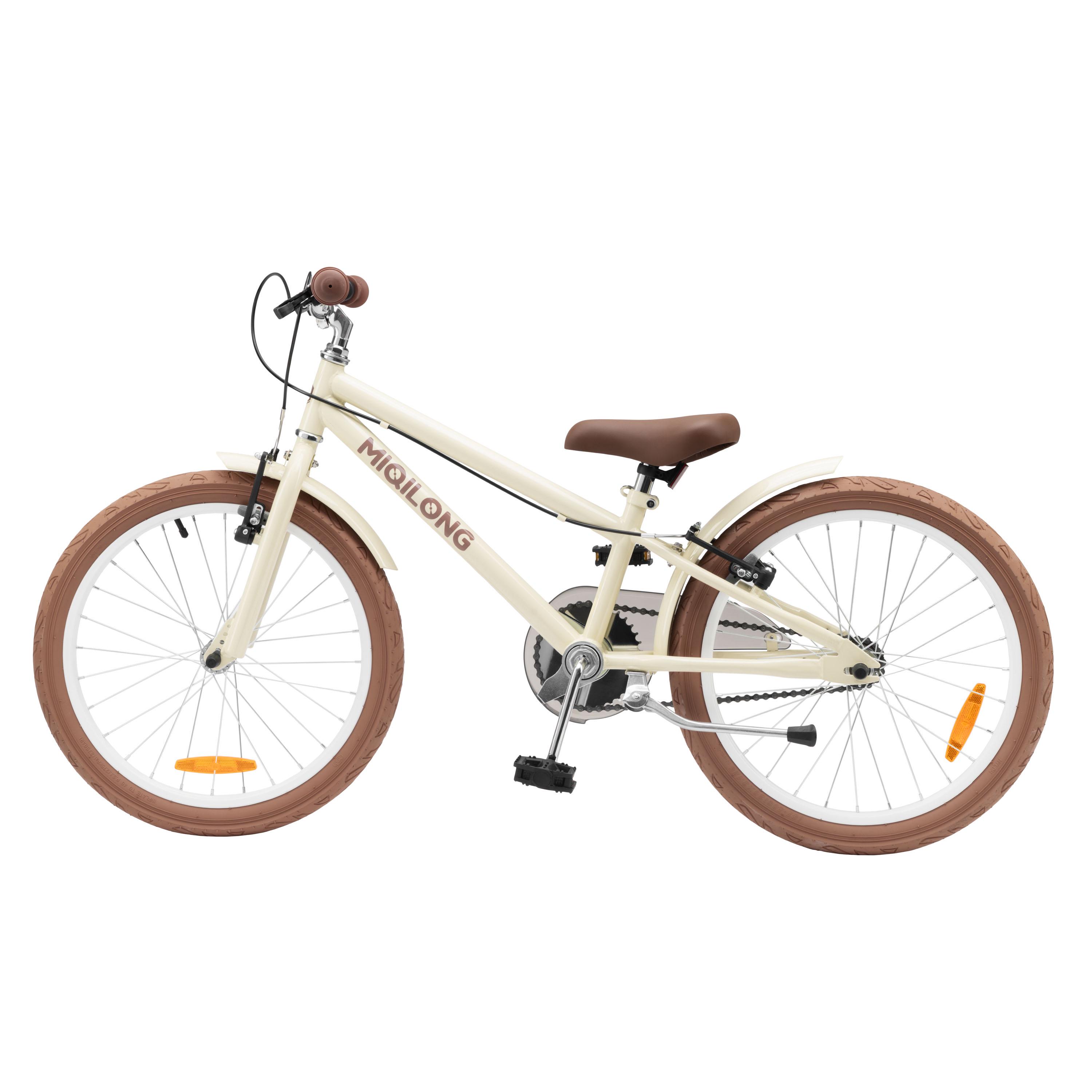 Детский велосипед Miqilong RM 20" с корзиной из натурального ротанга Бежевый (RBB-RM20-BEIGE) - фото 4 Детский велосипед Miqilong RM 20" с корзиной из натурального ротанга Бежевый (RBB-RM20-BEIGE) - фото 4