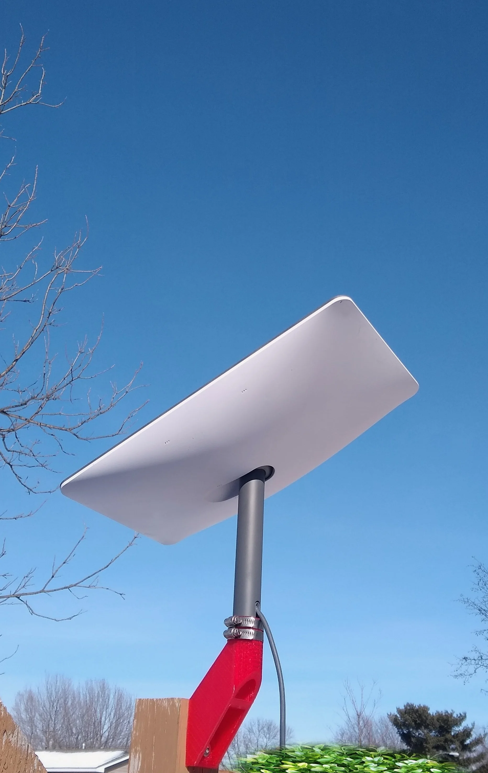 Кріплення настінне Starlink Gen 2 під трубу для антени пластик 33 мм