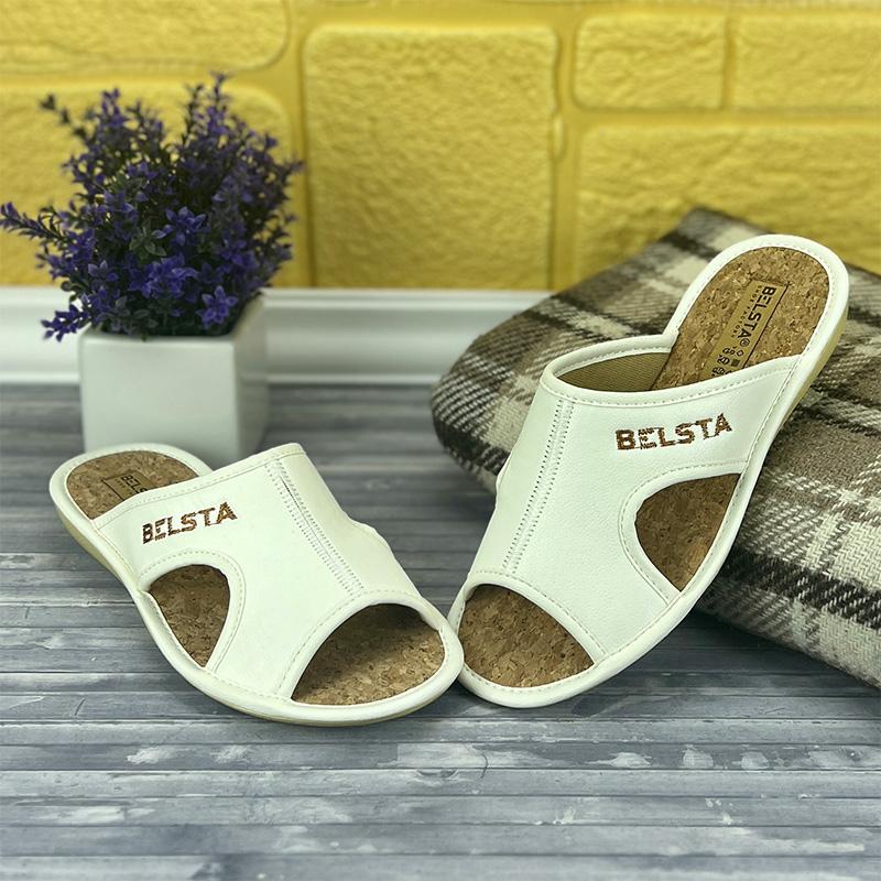 Тапочки медичні жіночі dagostyle Е-00059-1 корок 26,5 см p. 41 Білий (63521209)