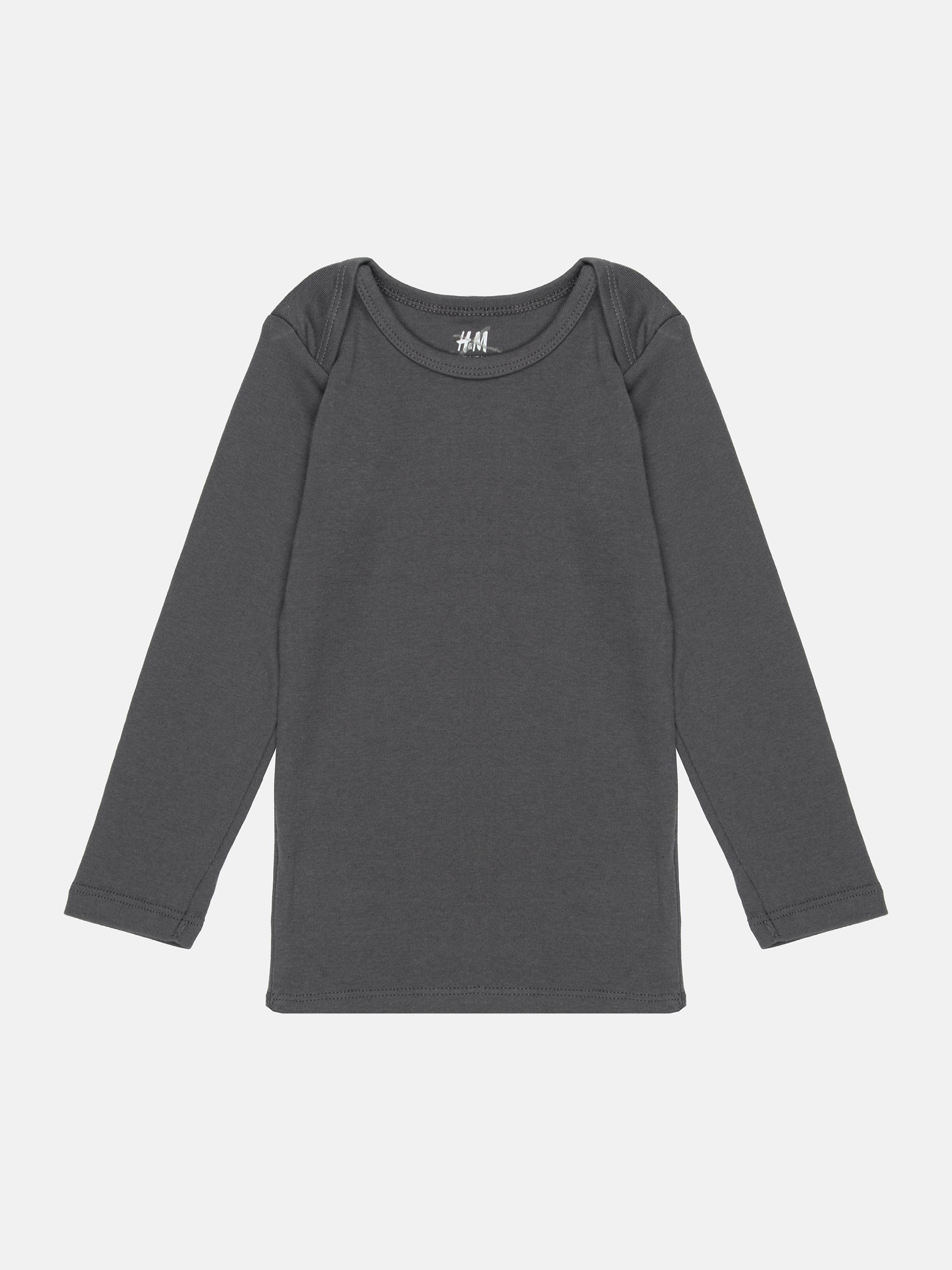 Лонгслив H&M 86 см Темно-Серый (40273402702)