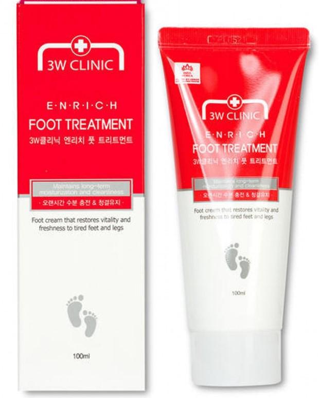 Крем для ног 3W Clinic Enrich Foot Treatment 100 мл (1612)