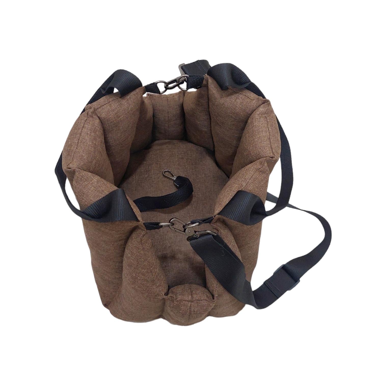 Сумка-переноска для тварин 45х30х37 см Коричневий (765757) - фото 5 Сумка-переноска для тварин 45х30х37 см Коричневий (765757) - фото 5