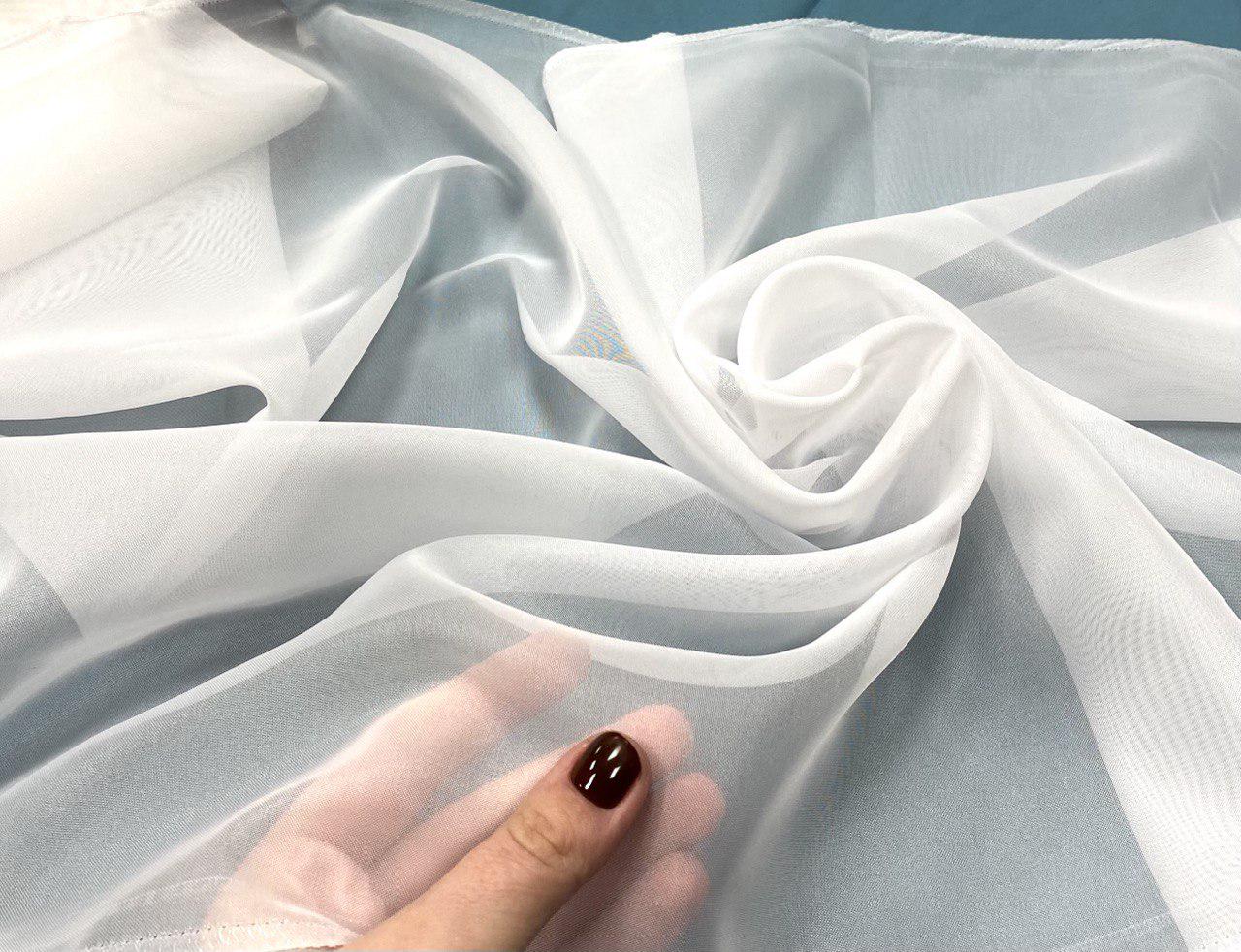 Тюль шифон 400х290 см Белый - фото 4 Тюль шифон 400х290 см Белый - фото 4