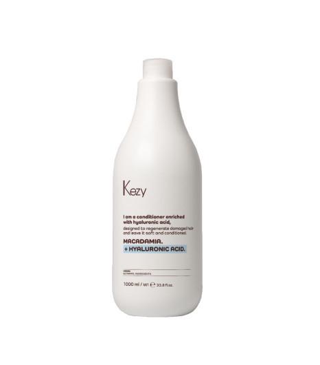 Кондиционер реструктурирующий с гиалуроновой кислотой Kezy Macadamia Plus Conditioner 1000 мл (99213)