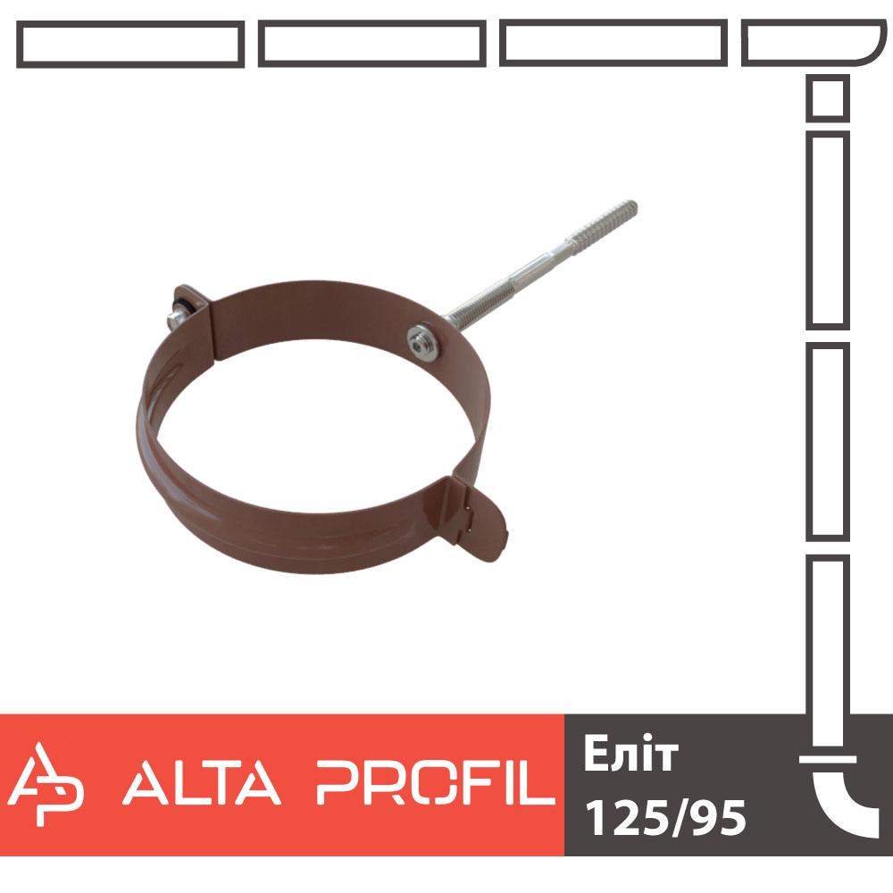 Кронштейн для водостічної труби Alta Profil 125 система L-160 мм D 95 металевий Коричневий (18169788) - фото 2