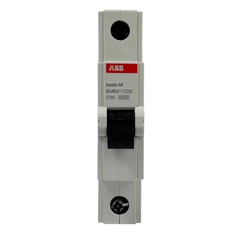 Автоматический выключатель ABB basic M 1P C20 (2CDS641041R0204)
