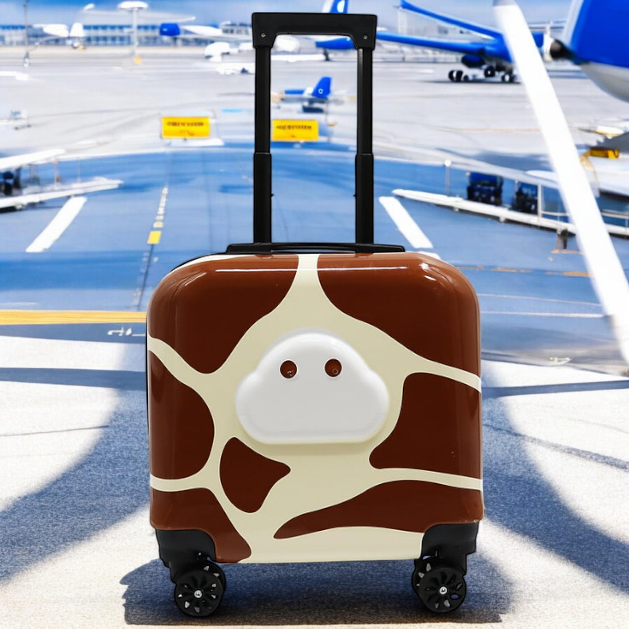 Валіза дитяча H&H Jolly Octogenarian ABS-пластик на 4 коліщатках з кодовим замком 35 л (S_F-6) - фото 2 Валіза дитяча H&H Jolly Octogenarian ABS-пластик на 4 коліщатках з кодовим замком 35 л (S_F-6) - фото 2