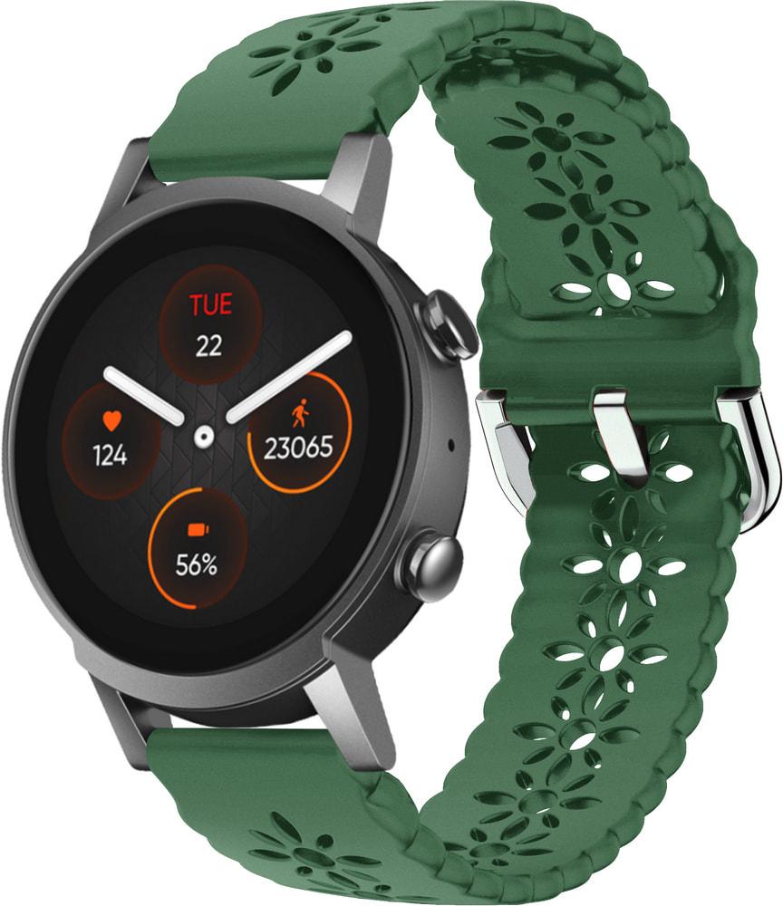 Ремешок Trase для Mobvoi TicWatch E3 Green (28879-08) - фото 1