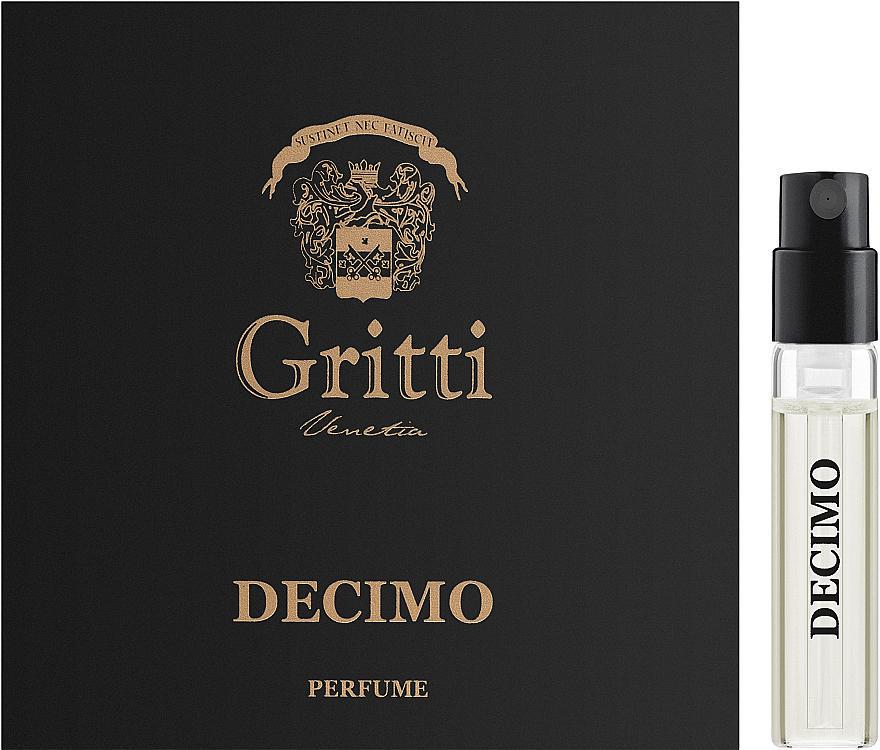 Парфумована вода унісекс Gritti Decimo 2 мл (389473)