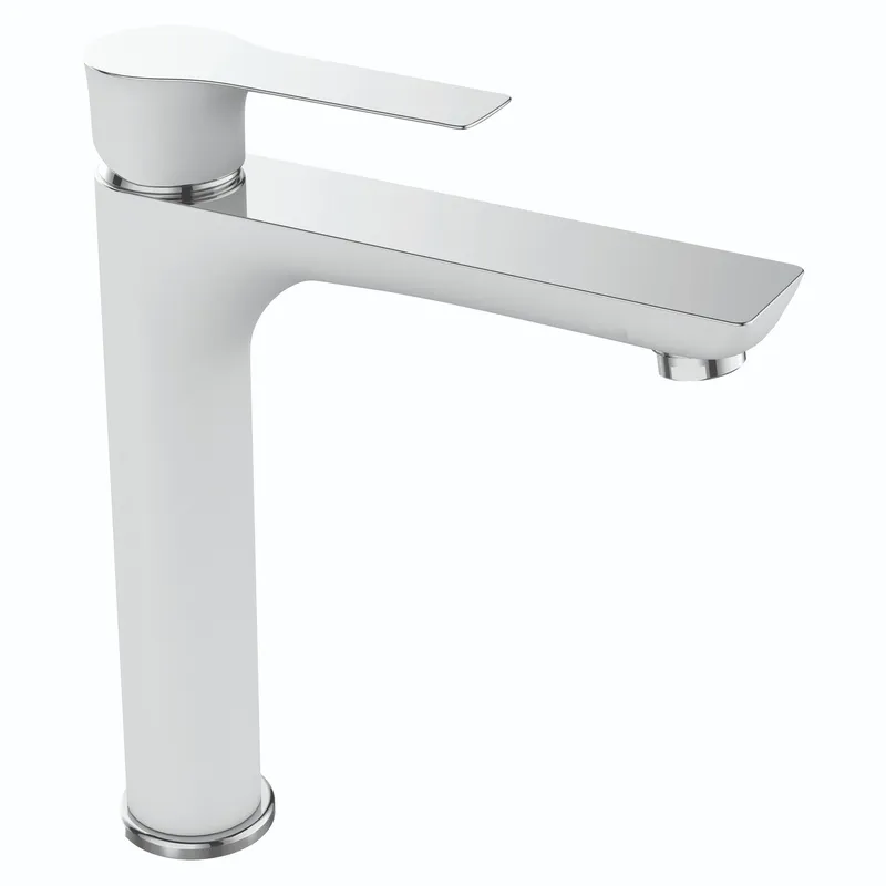 Змішувач для умивальника MIXXUS Premium Eva 001 High Білий (MI5809) Змішувач для умивальника MIXXUS Premium Eva 001 High Білий (MI5809)