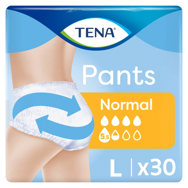 Подгузники-трусики для взрослых Tena Pants Normal 100-135 см L 30 шт. (000005387)
