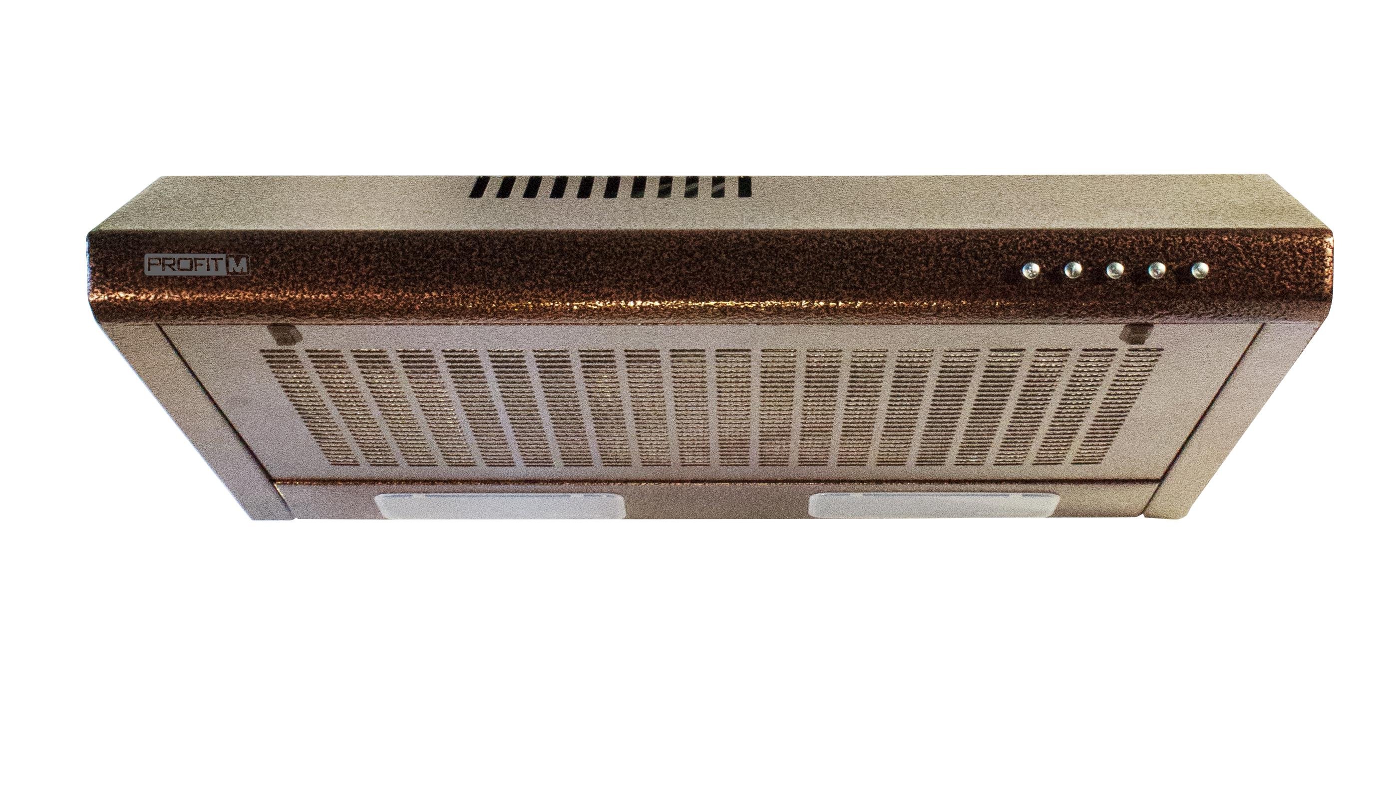 Витяжка кухонна ProfitM Плоска Турбо №1 60 см 420 м3 Мідний Антик - фото 2