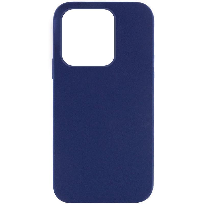 Противоударный Чехол Silicone Case Full Protective (AA) для Apple iPhone 15 Pro Max (6.7") Deep navy