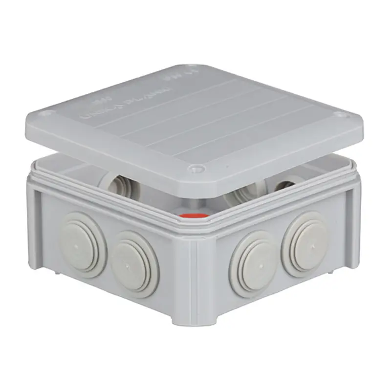 Распределительная коробка Plank Electrotechnic UNIKA 114х114х57 мм с сальниками IP55/IB601 (PLK6010850)