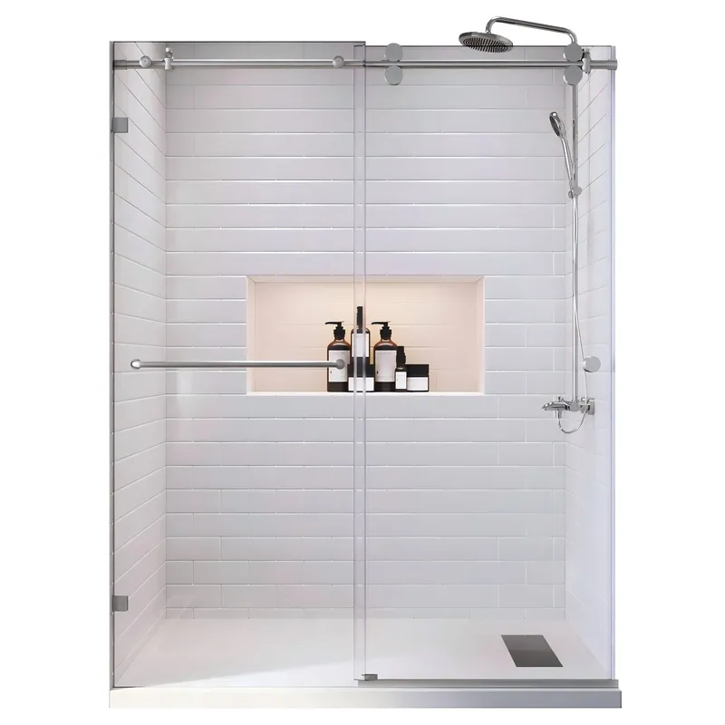 Дверь в нишу Koer SR SD06-120x220-TR-01 прозрачное стекло Easy Clean 8 мм Хром (KR5367) Дверь в нишу Koer SR SD06-120x220-TR-01 прозрачное стекло Easy Clean 8 мм Хром (KR5367)