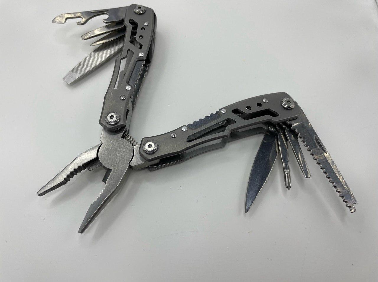 Мультитул багатофункціональний 15в1 з нержавіючої сталі (2022014834674) - фото 8 Мультитул багатофункціональний 15в1 з нержавіючої сталі (2022014834674) - фото 8