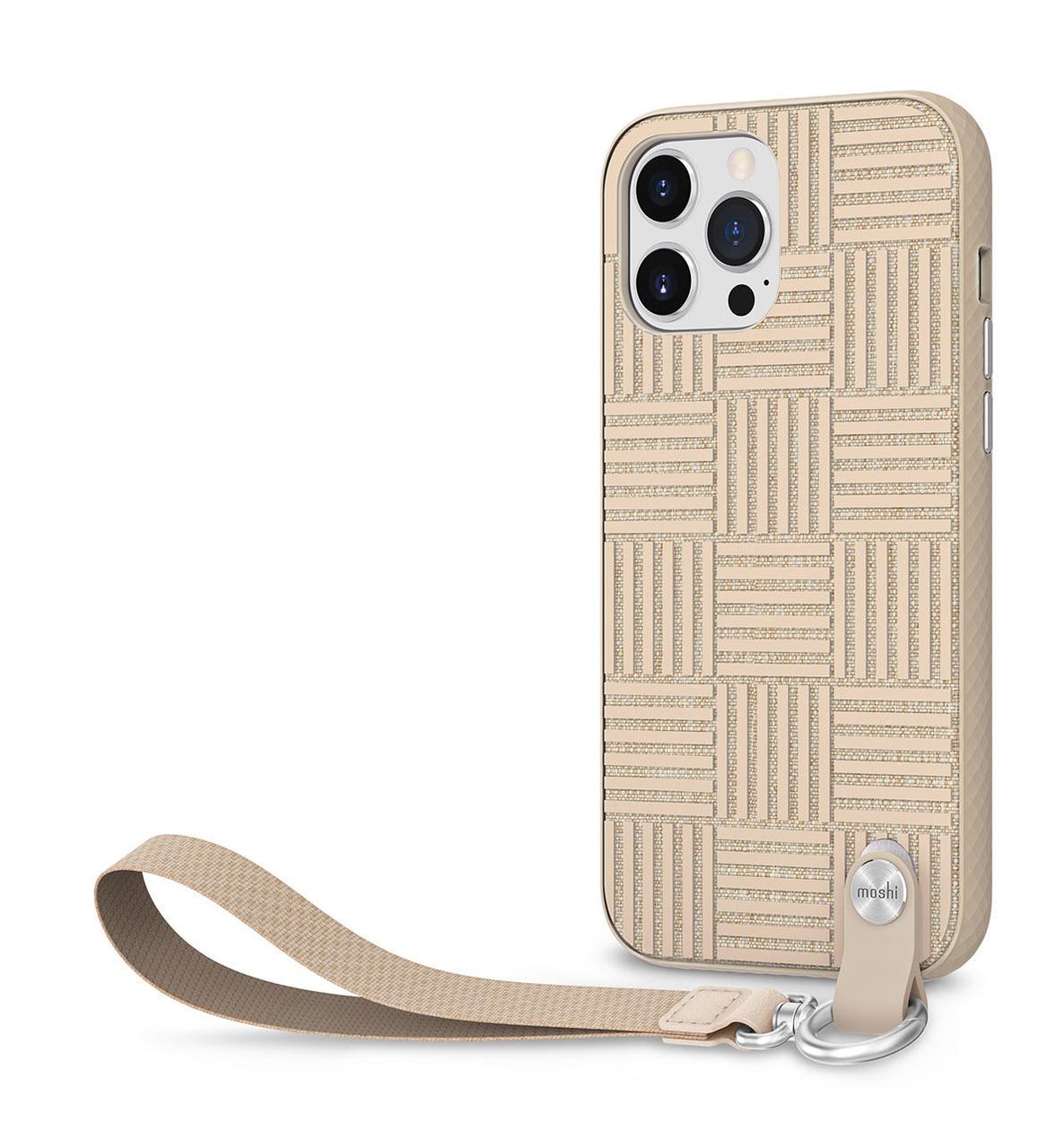 Чохол-накладка Moshi Altra Slim Hardshell Case with Wrist Strap iPhone 13 Pro Max, Sahara Beige (99MO117704)