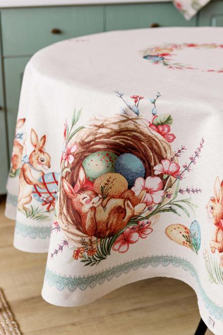 Скатерть Прованс Злагода oval 135х240 см (34187)
