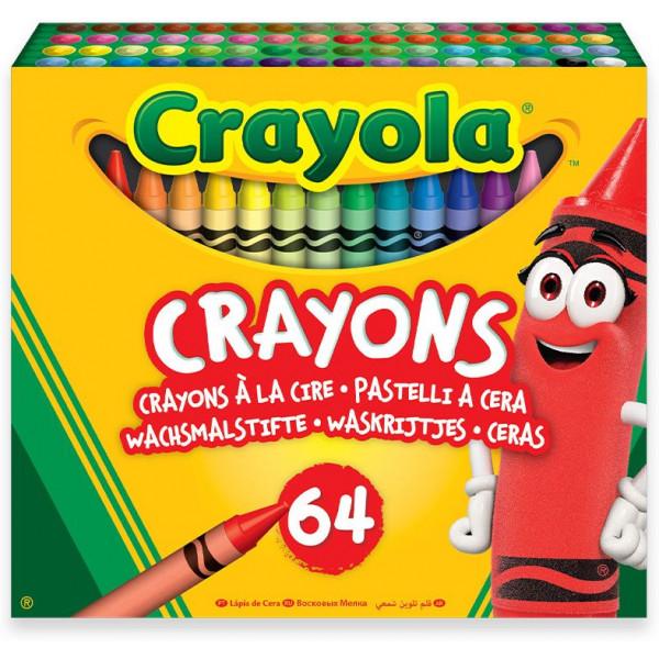 Набор Crayola воскового мела 64 шт. (52-6448) - фото 1