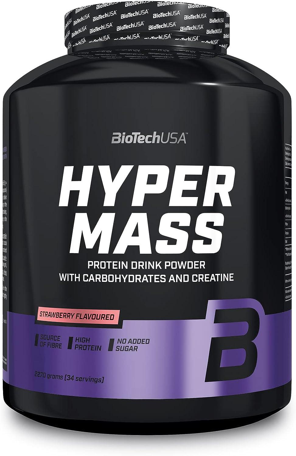 Гейнер BioTech Hyper Mass 5000 Strawberry 2270 g