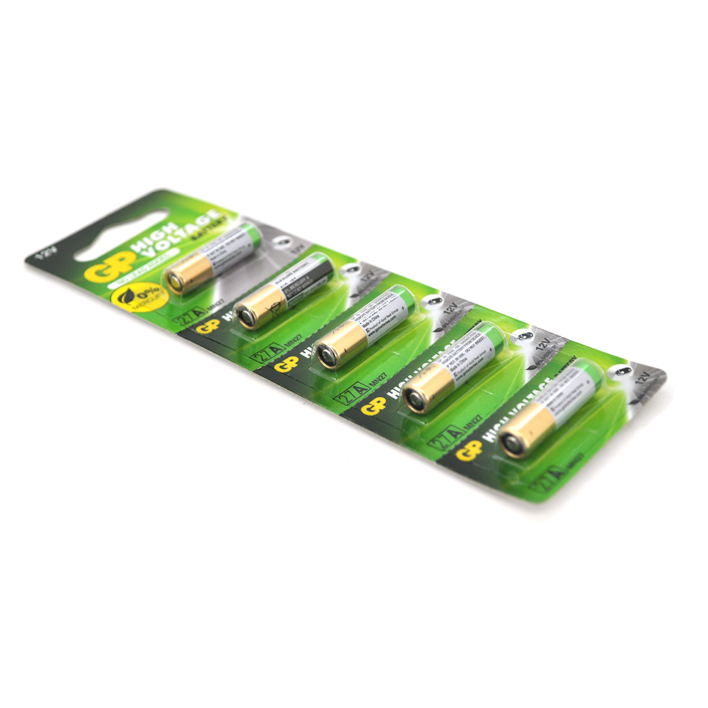 Набор батареек щелочных GP Super 27A-U5 27A 12В 5 шт. (26025847)