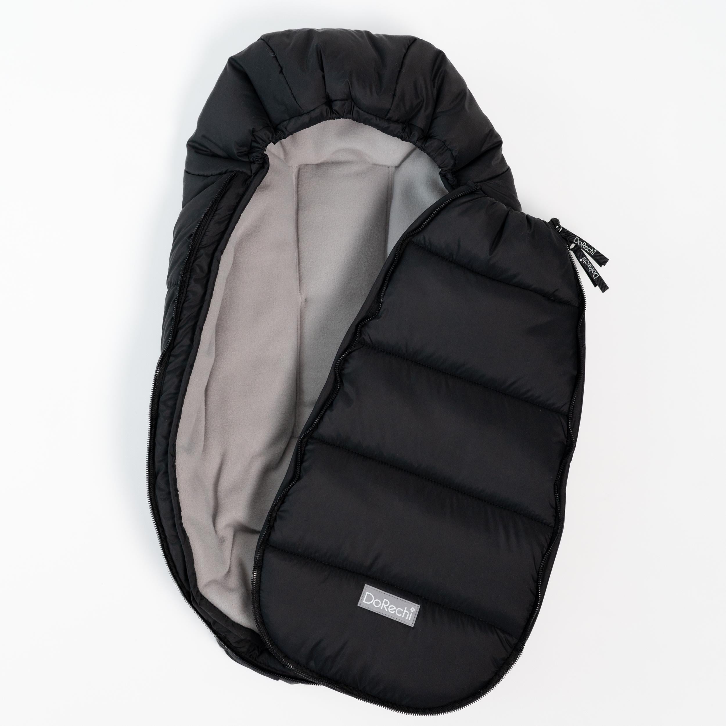 Конверт для новонароджених зимовий DoRechi Baby XS для колясок на флісі Чорний (4930)