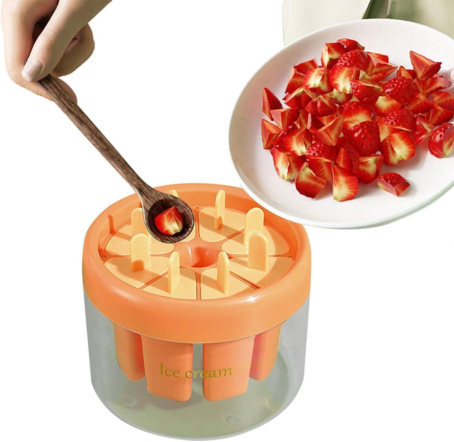 Формы для мороженого Anex на 8 шт. Оранжевый - фото 3 Формы для мороженого Anex на 8 шт. Оранжевый - фото 3