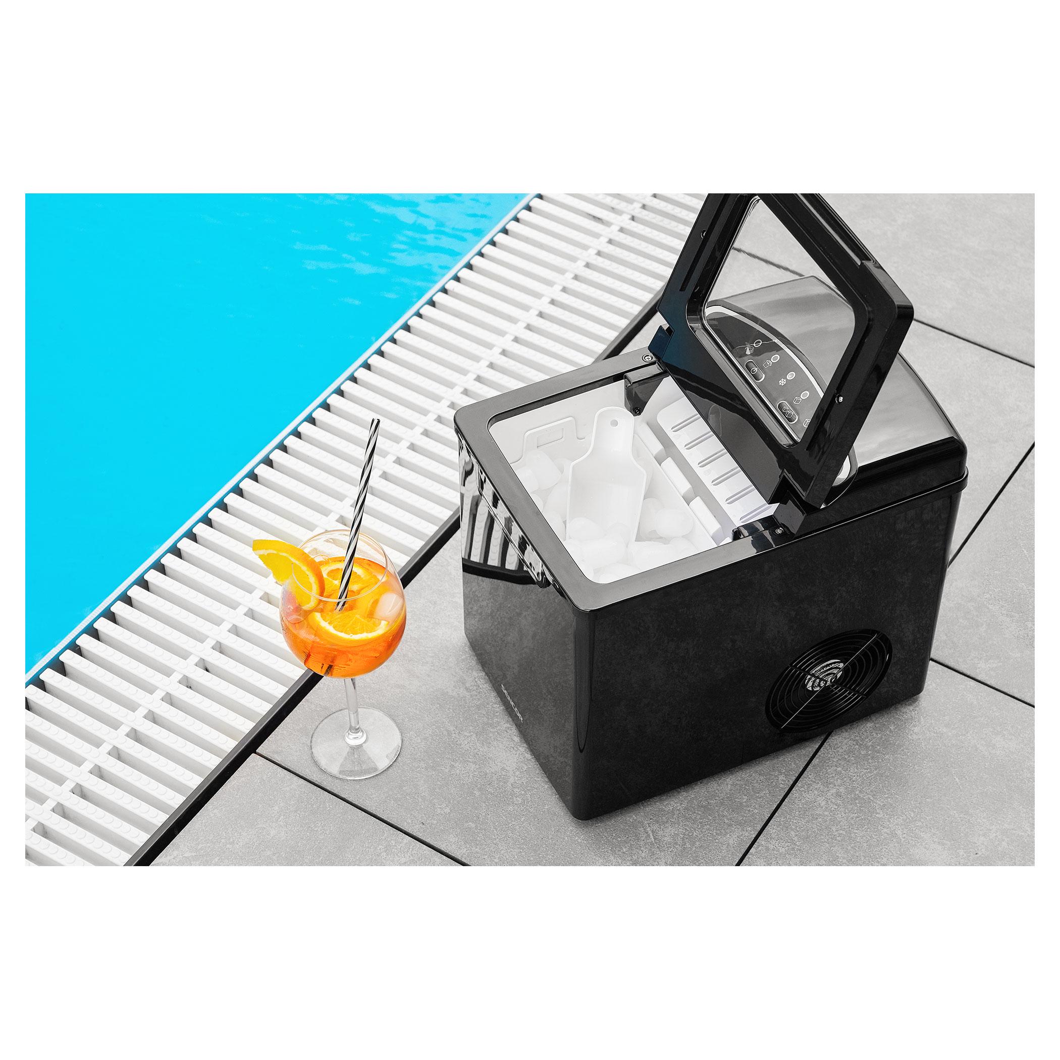 Льдогенератор Sencor SIM3000BK портативный бытовой 105 Вт R600a Черный (622465) - фото 8 Льдогенератор Sencor SIM3000BK портативный бытовой 105 Вт R600a Черный (622465) - фото 8