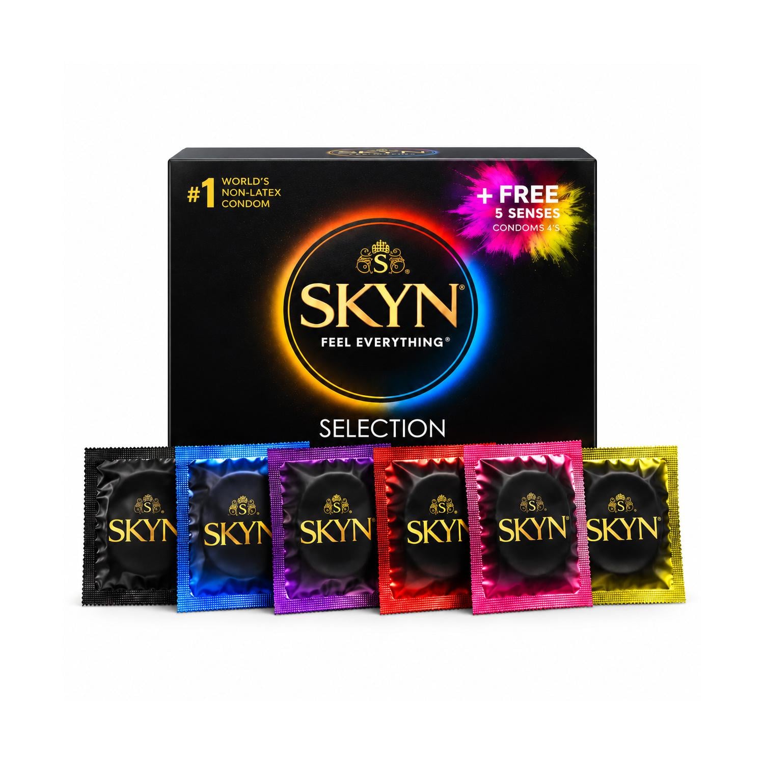 Презервативы SKYN Selection безлатексные из полиизопрена микс разных видов 35 шт. (3177567954)