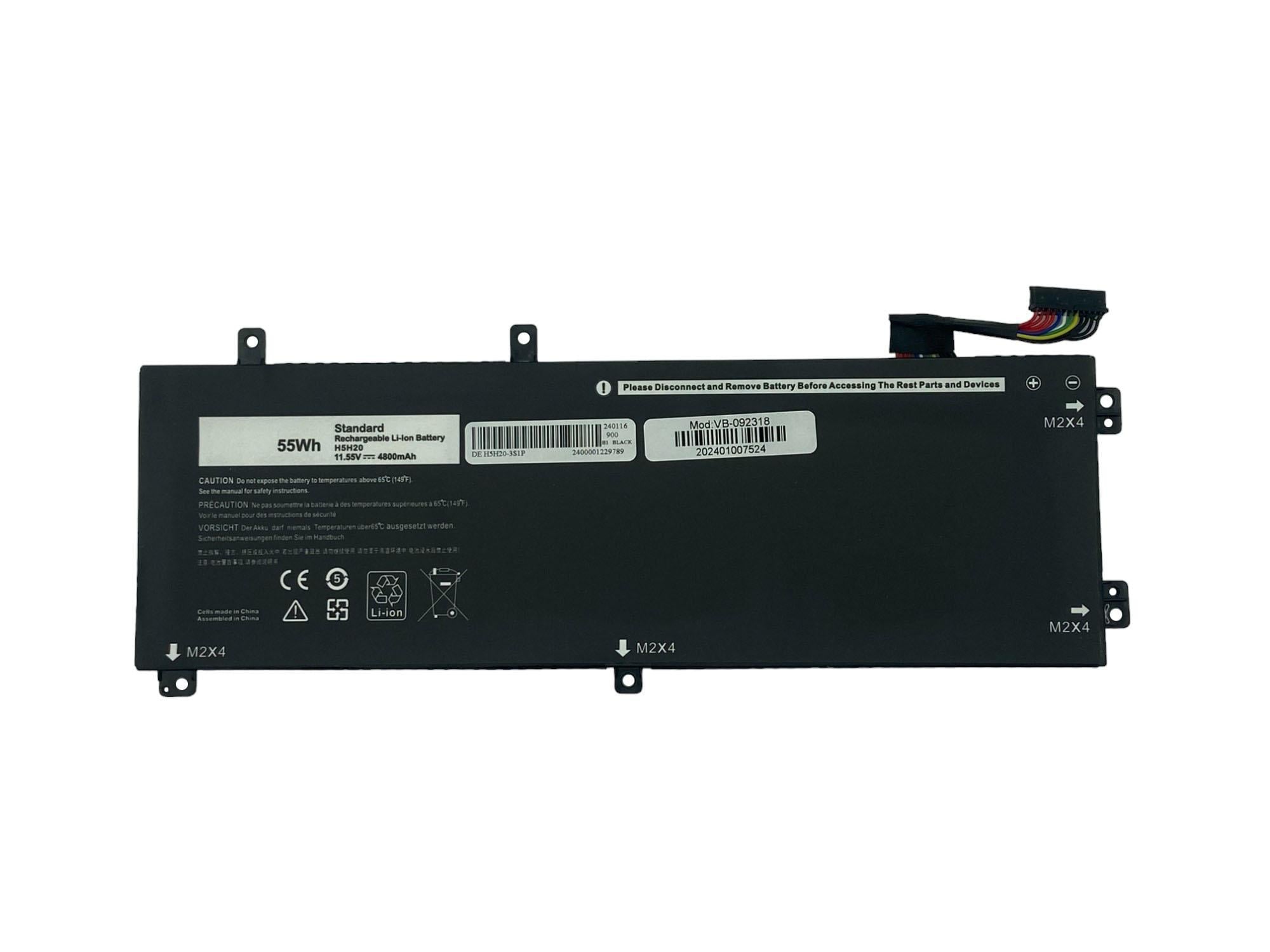 Аккумулятор для ноутбука Dell H5H20 Precision 5510 11,55V 4800 mAh OEM Black