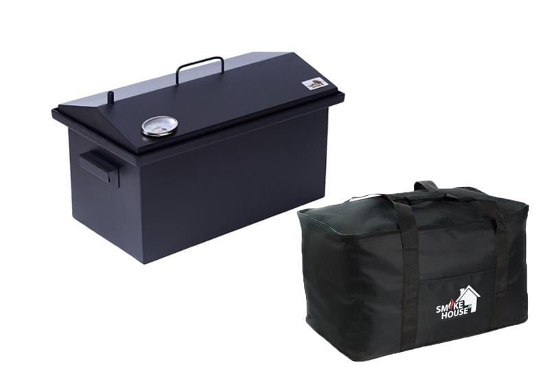 Коптильня з термометром та сумкою Smoke House L Thermo 520х300х320 мм до 6 кг (2689474088) Коптильня з термометром та сумкою Smoke House L Thermo 520х300х320 мм до 6 кг (2689474088)