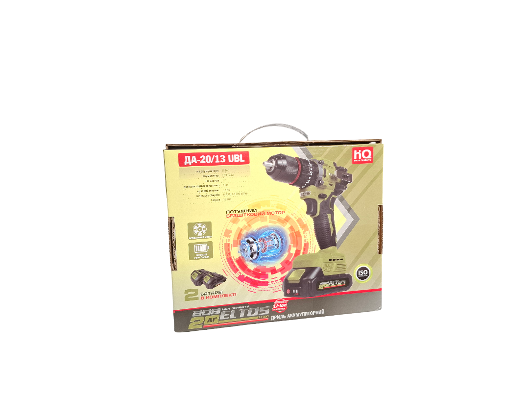 Шуруповер тударний акумуляторний ELTOS ДА-20/13 UBL/DFR (5021) - фото 5 Шуруповер тударний акумуляторний ELTOS ДА-20/13 UBL/DFR (5021) - фото 5