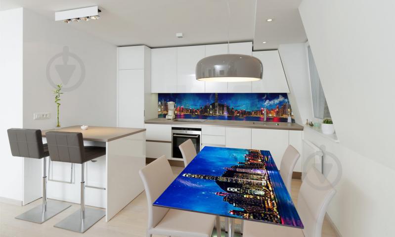 Наклейка виниловая на стол Zatarga «Радужный город» 650х1200 мм Z180438/1st