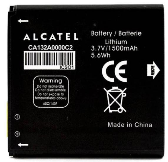 Аккумуляторная батарея CA132A0000C2 для ALCATEL C5/OT5036 1500 mAh (000021325)