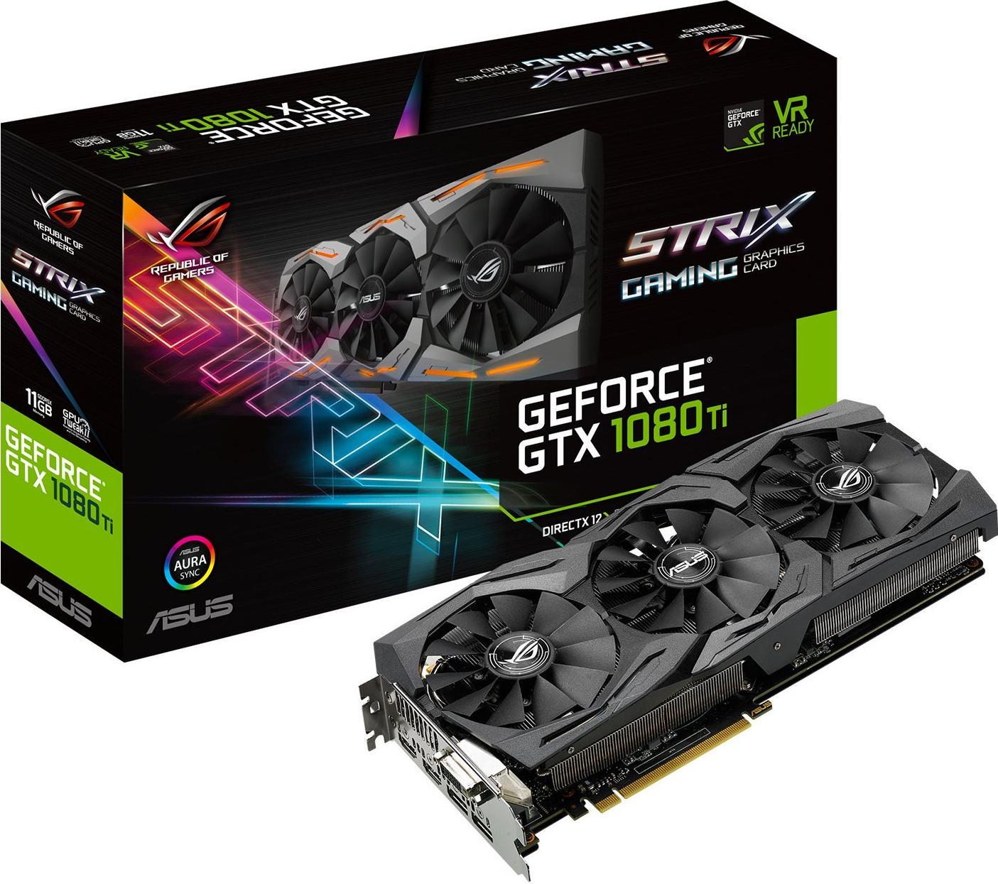 Відеокарта ASUS ROG-STRIX-GTX1080TI-11G-GAMING (1582)