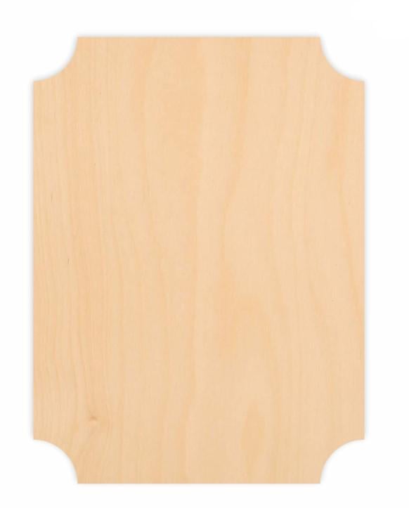 Основание для обжига и декорирования Прямоугольник 2 18,5х25 см 2 шт.