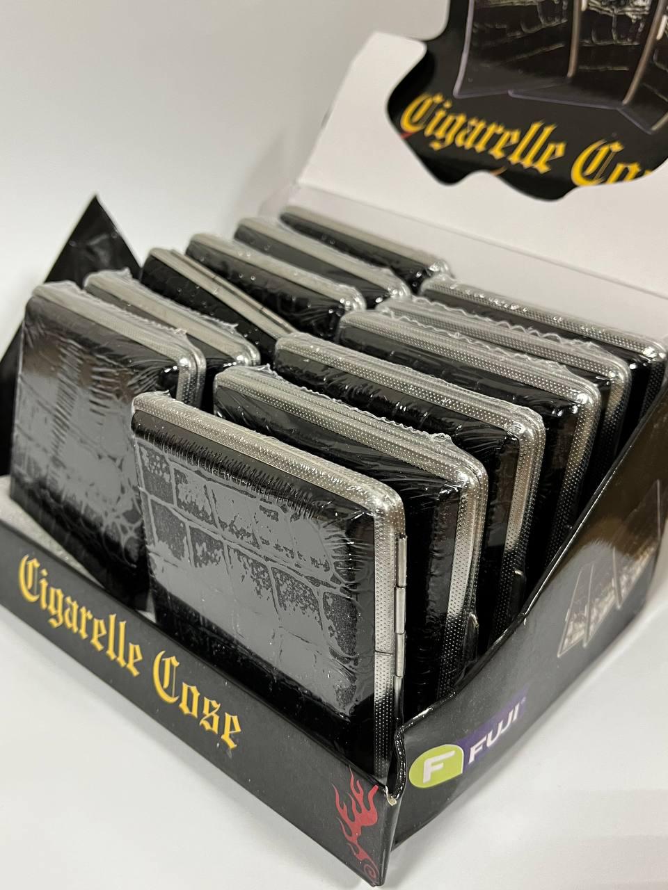 Портсигар книжка для сигарет еко-кожа 9,5х9 см Черный - фото 4 Портсигар книжка для сигарет еко-кожа 9,5х9 см Черный - фото 4