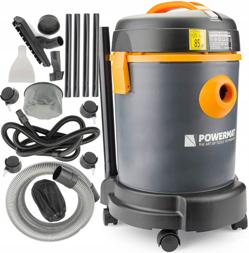 Пылесос промышленный Powermat 1600 Вт 25 л - фото 9 Пылесос промышленный Powermat 1600 Вт 25 л - фото 9