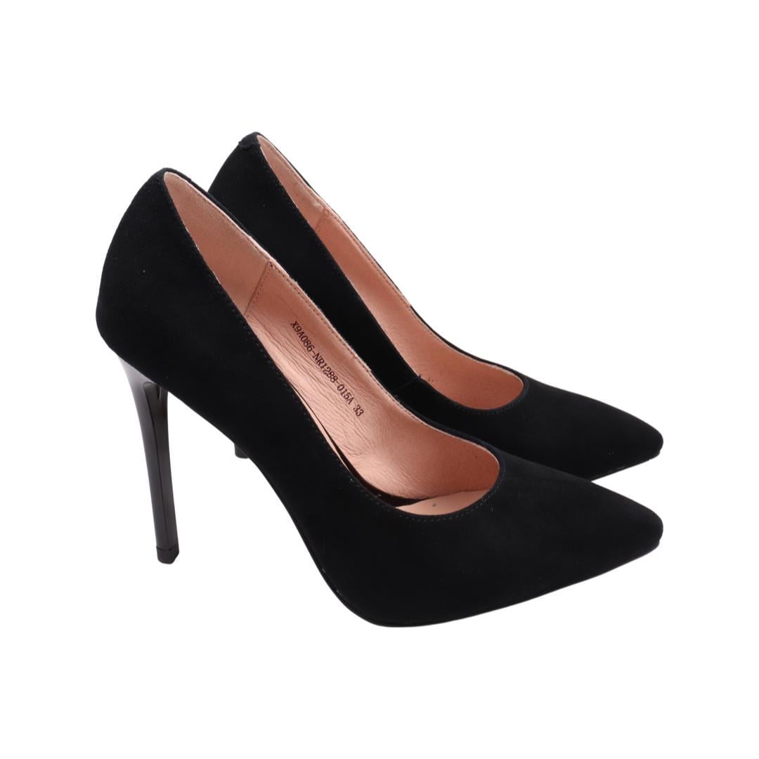 Туфли женские Erisses из замши р. 33 Черный (873-20/22DT)