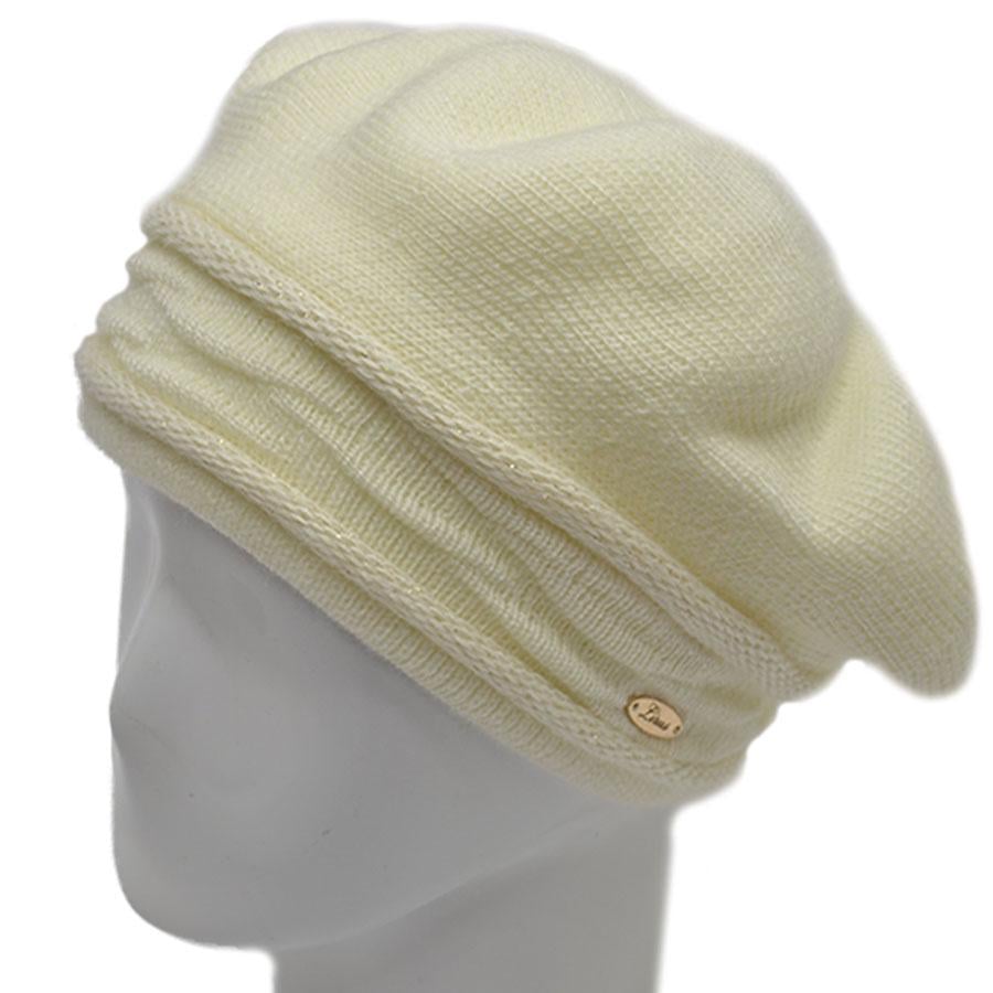 Берет вовняний Lirus Даяна L р. 57-58 Молочний (70311) - фото 1 Берет вовняний Lirus Даяна L р. 57-58 Молочний (70311) - фото 1