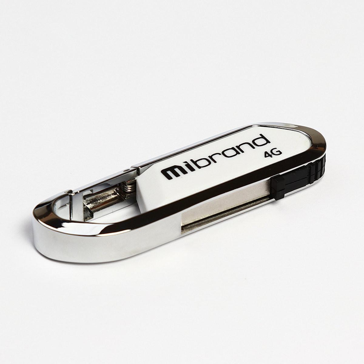 Flash Mibrand USB 2.0 Aligator 4Gb White (29caa1-15477)