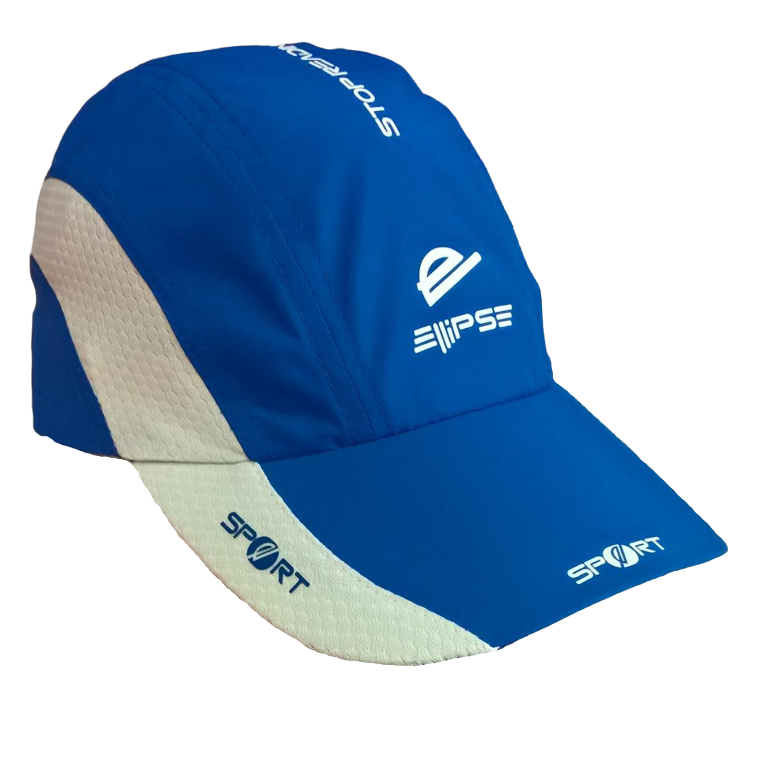 Бейсболка мужская ELLIPSE 56 см 622/3.1BW из плащевой ткани Электрик/Белый