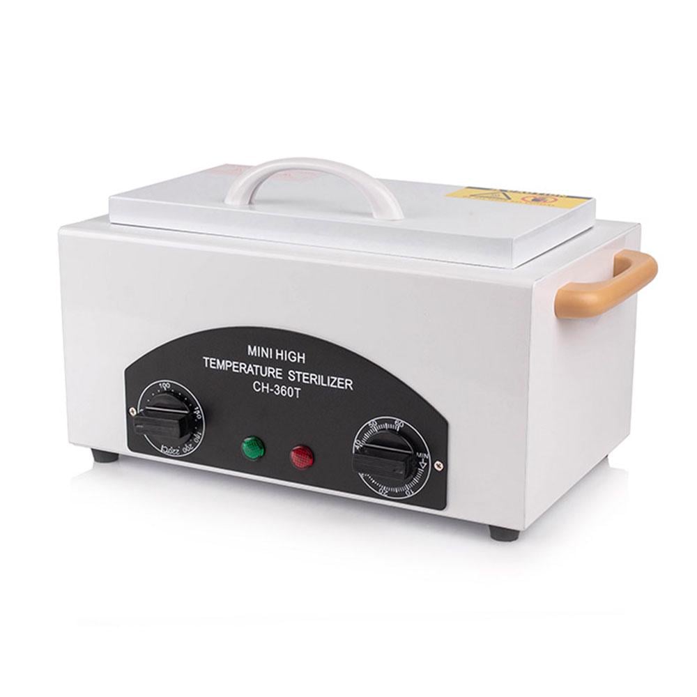 Стерилизатор-сухожарный шкаф СН-360 Т/KH228 B профессиональный металлический для маникюрных инструментов Белый (31479)