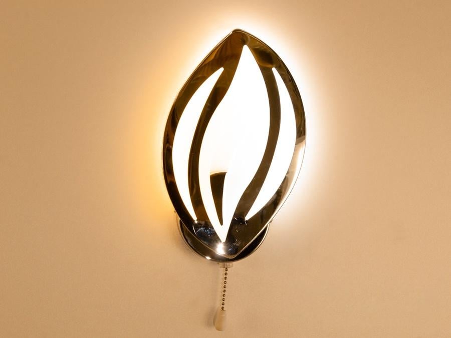 Бра светодиодное в спальню 17 Вт Золотой (8092/1G)