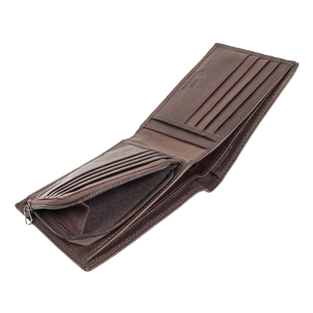 Кошелек кожаный мужской Ridgeback JBNC39MN Brown (JBNC39MN BRN) - фото 4 Кошелек кожаный мужской Ridgeback JBNC39MN Brown (JBNC39MN BRN) - фото 4